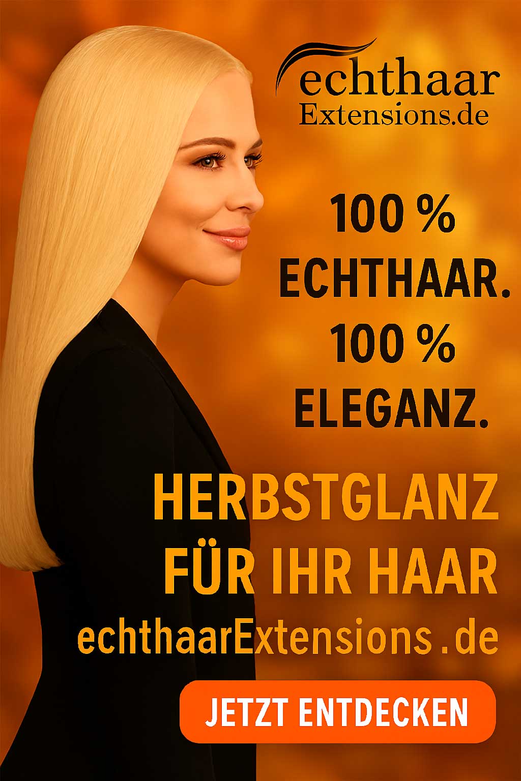 Widget Banner mit Logo Echthaar Extensions kaufen - Herbstglanz
